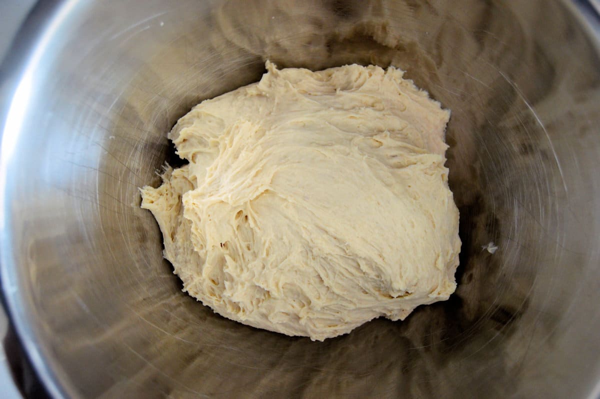 sourdough dough in a bowl